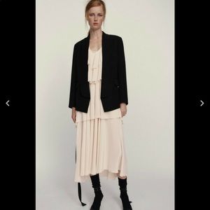 Zara LImited Edition Ruffle Dress XS NWT